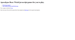Desktop Screenshot of apocalypsebear.jpmullan.com